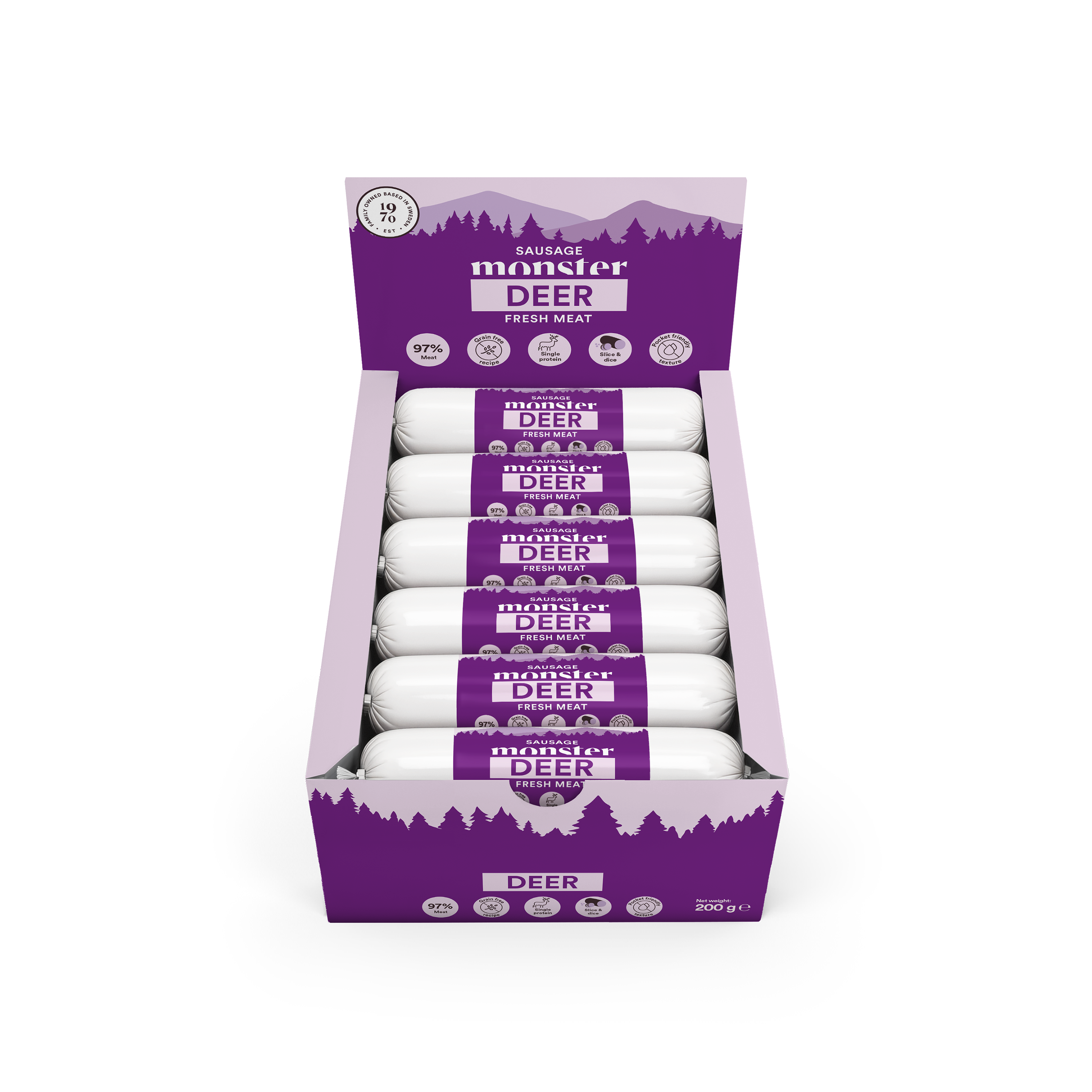 Monster Dog Sausage Deer 200 g