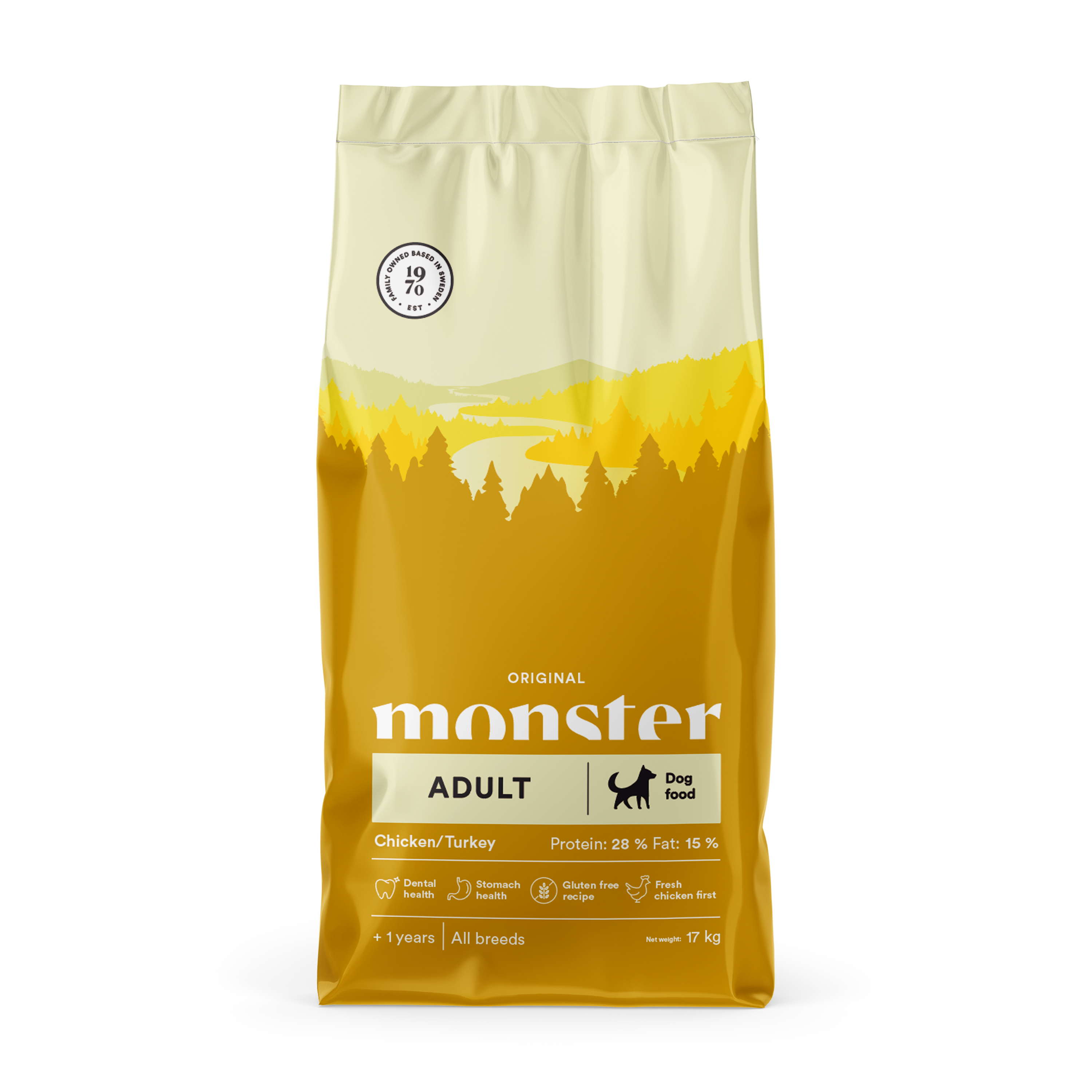 Monster Dog Original Adult Chicken/Turkey 17 kg