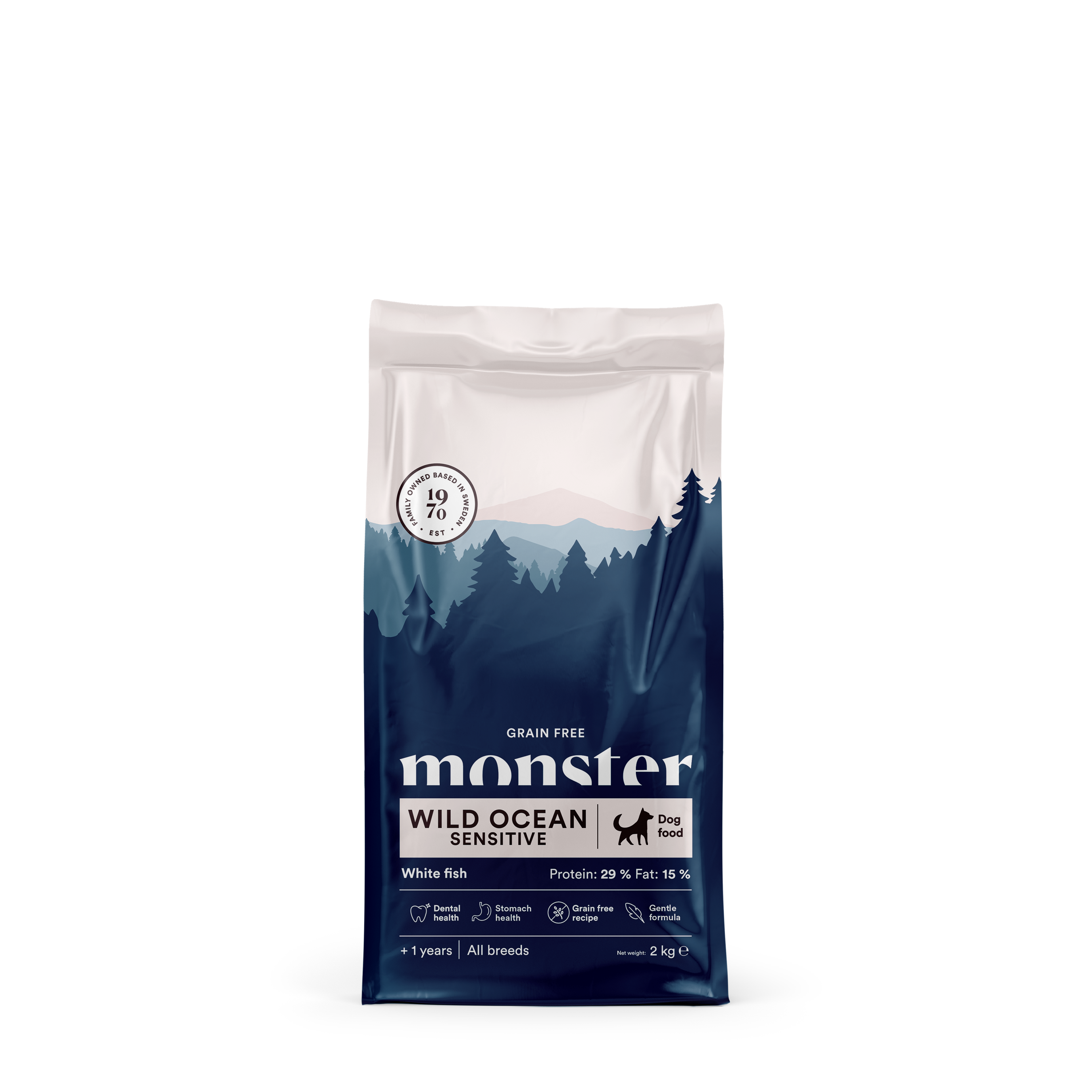 Monster Dog Grain Free Wild Ocean Sensitive 2 kg