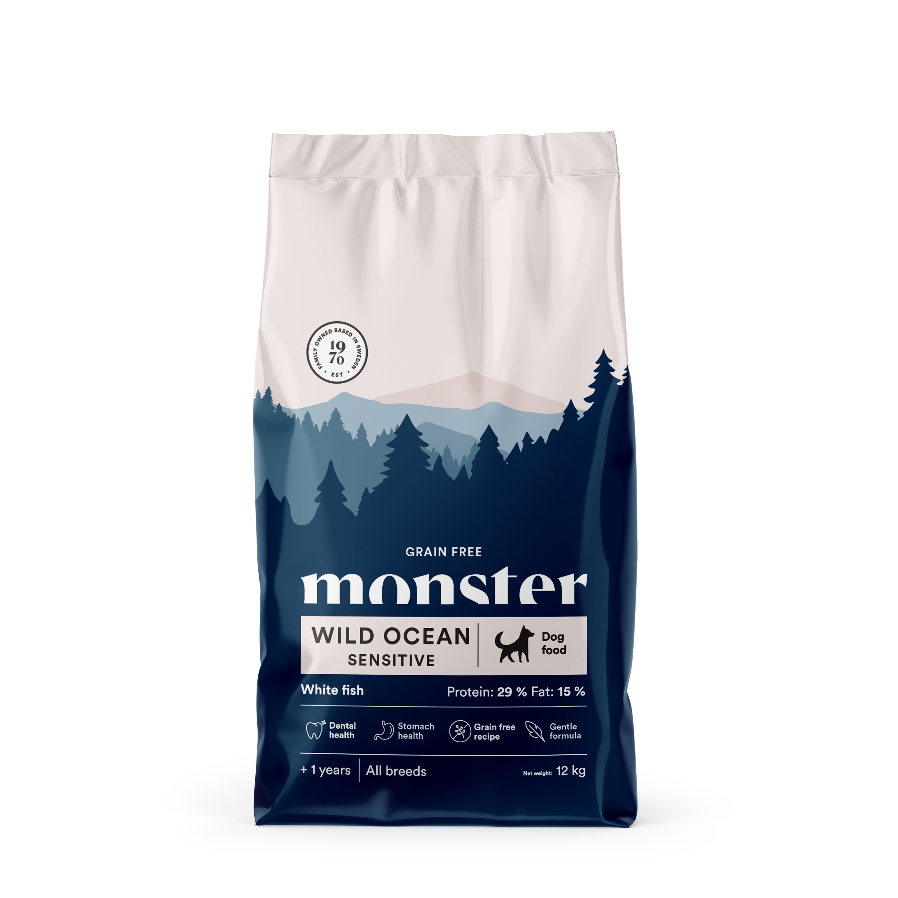 Monster Dog Grain Free Wild Ocean Sensitive 12 kg