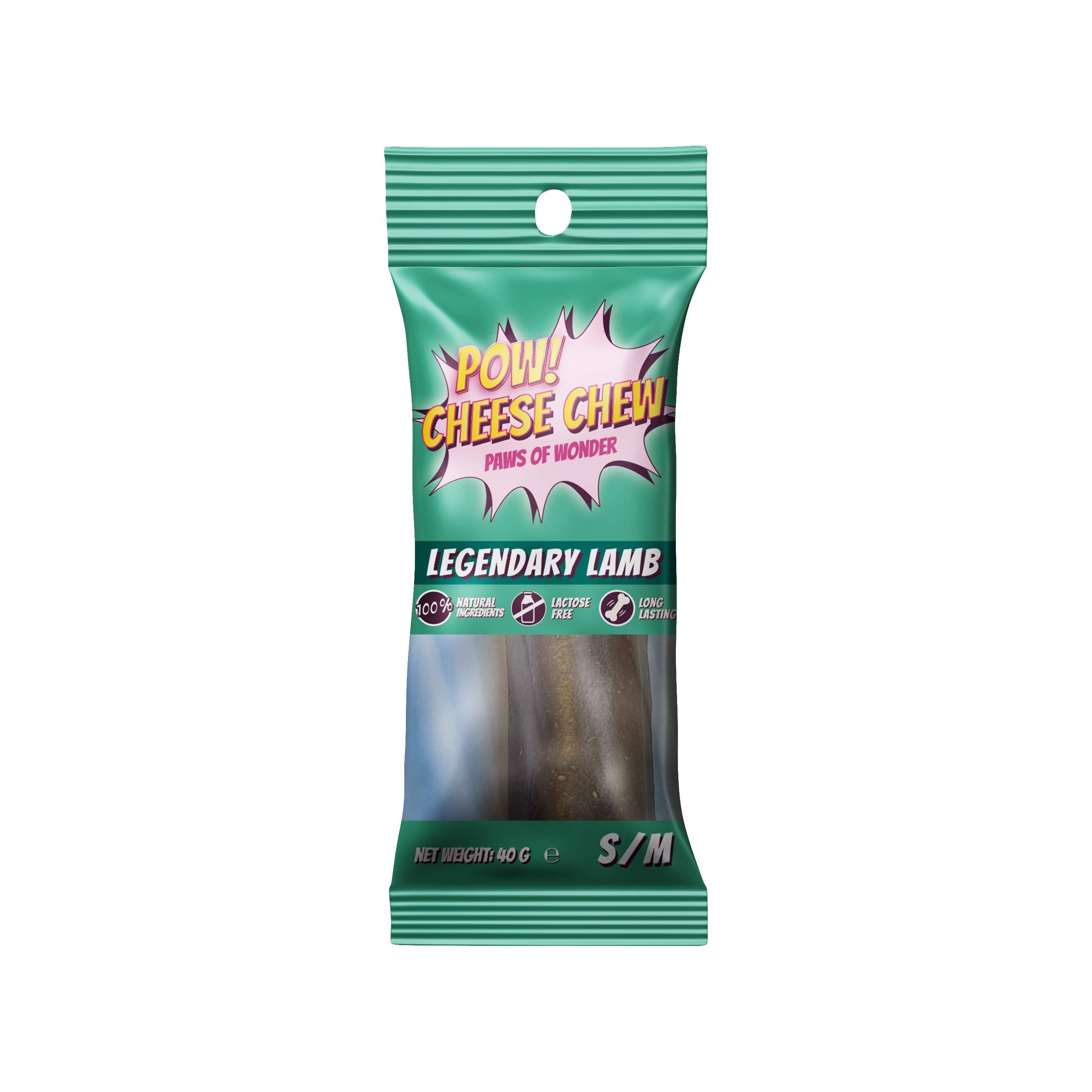 POW Cheese Chew Legendary Lamb S/M (24 pcs)