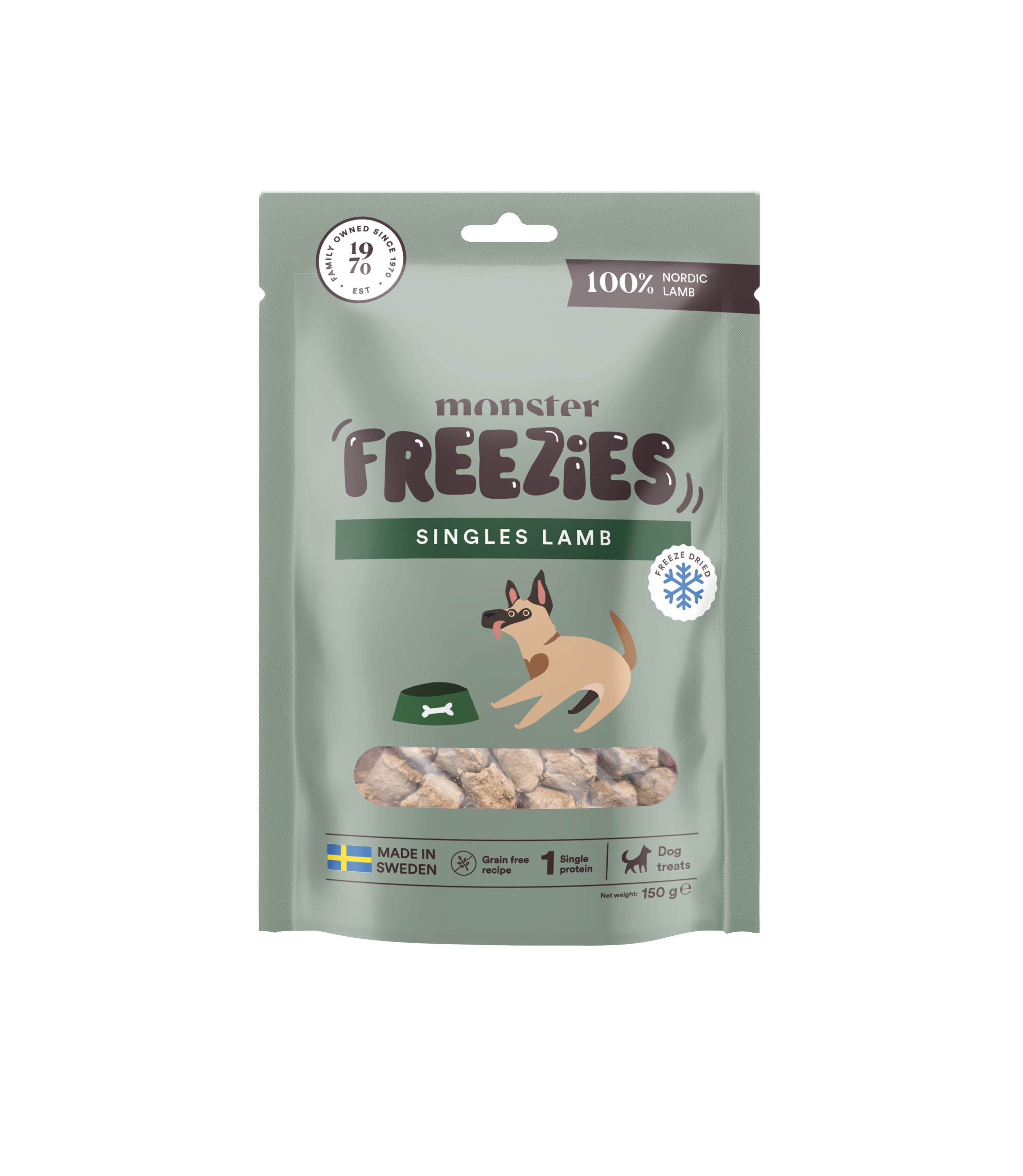 *New* Monster Dog Treats Freezies Lamb 150 g